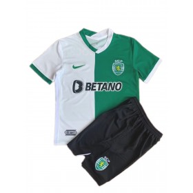 Camisolas de futebol Sporting CP Criança Stromp Equipamento Principal 2021/22 Manga Curta